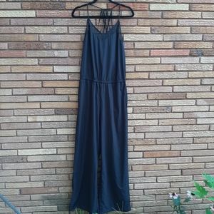 NWT Fabletics Medium Black Dash Jumpsuit
